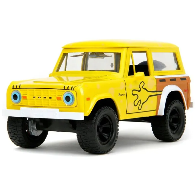 JADA TOYS 1: 24 SPONGE BOB 1973 FORD BRONCO