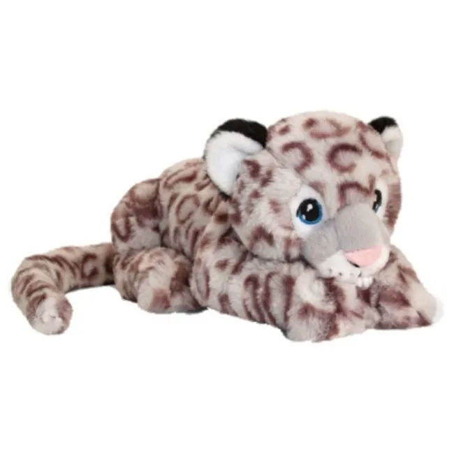 KEEL TOYS 35CM KEELECO SNOW LEOPARD PLUSH TOY