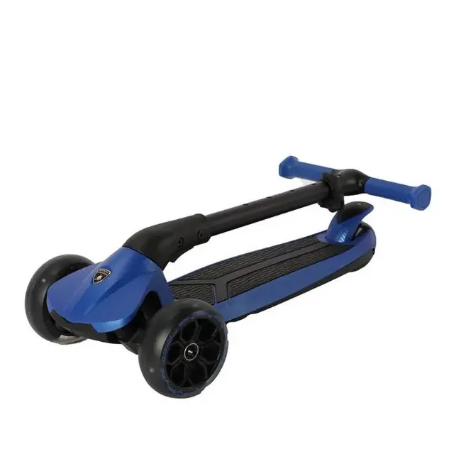 LAMBORGHINI 3-WHEEL SCOOTER WITH ADJUSTABLE HEIGHT-BLUE