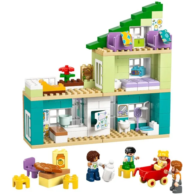 LEGO DUPLO TOWN 3 IN 1 MODERN FAMILY HOUSE WITH FIGURES