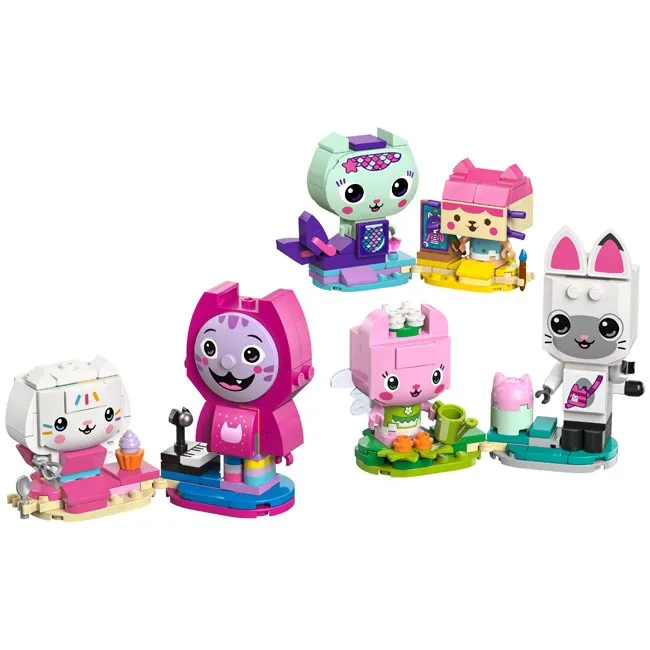 LEGO GABBY'S DOLLHOUSE GABBY'S BRICK-BUILT CAT FRIENDS