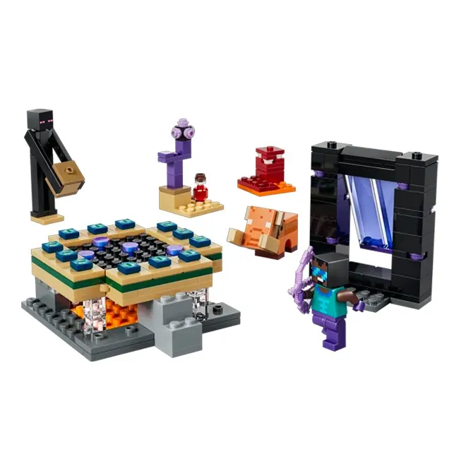 LEGO MINECRAFT NETHER & END PORTAL JOURNEY