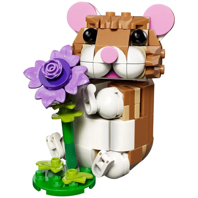 LEGO CREATOR CUTE HAMSTER WITH A FLOWER