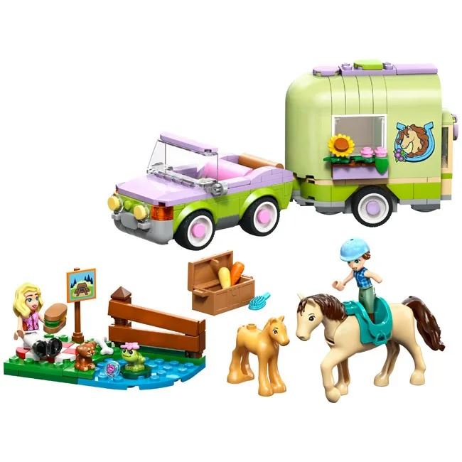 LEGO FRIENDS HORSE AND BABY FOAL TRAILER