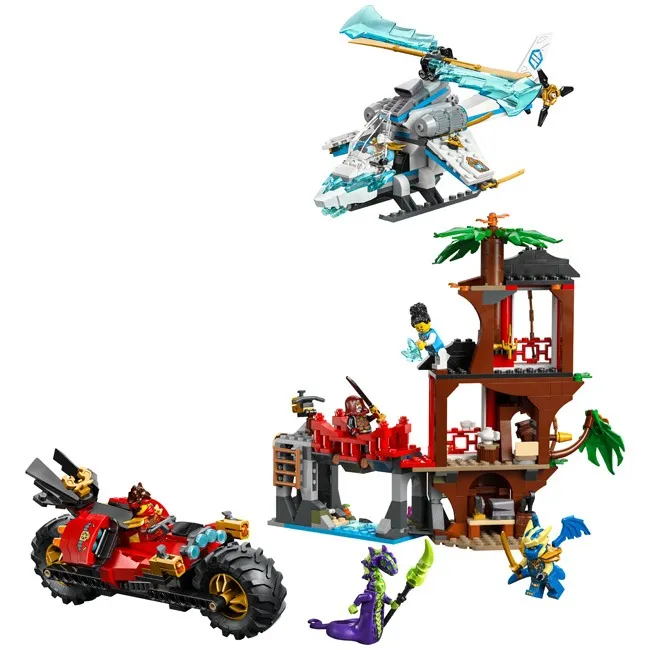 LEGO NINJAGO NINJA VEHICLE TREE HOUSE BATTLE