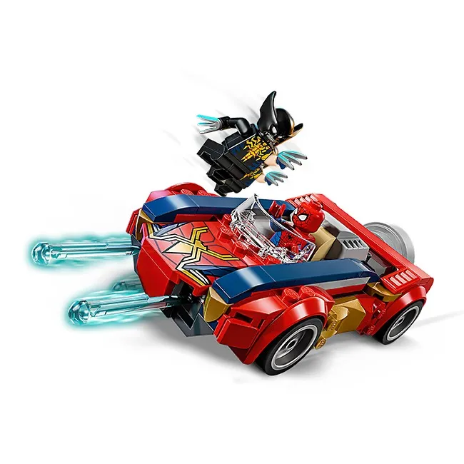 LEGO MARVEL SPIDER-MAN CAR VS VENOMIZED WOLVERINE