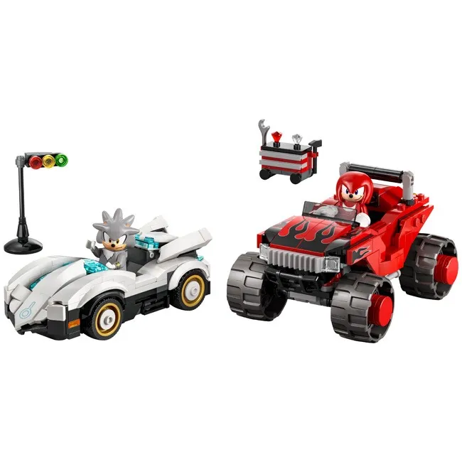 LEGO SONIC THE HEDGEHOG SILVER'S CAR VS KNUCKLES MONSTER TR