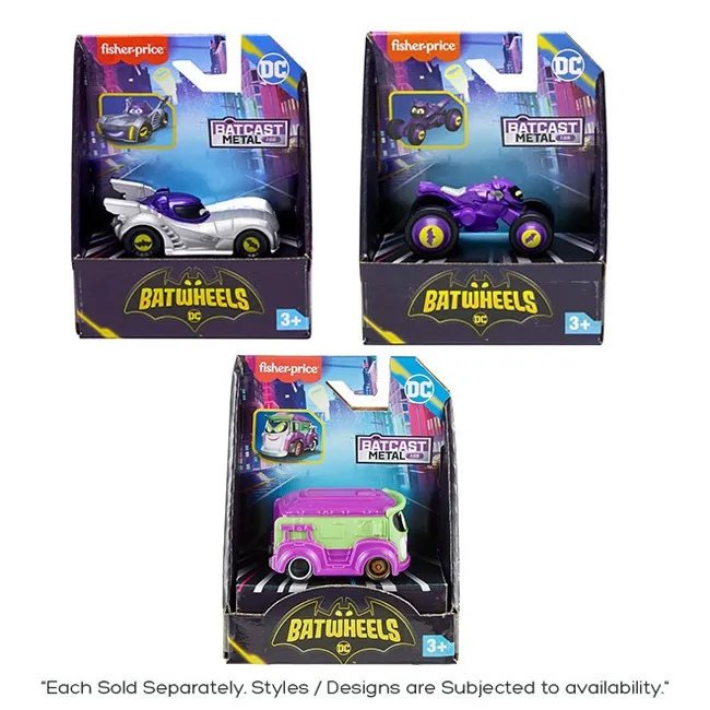 BATWHEELS 1: 55 SCALE BATWHEELS CAR COLLECTION