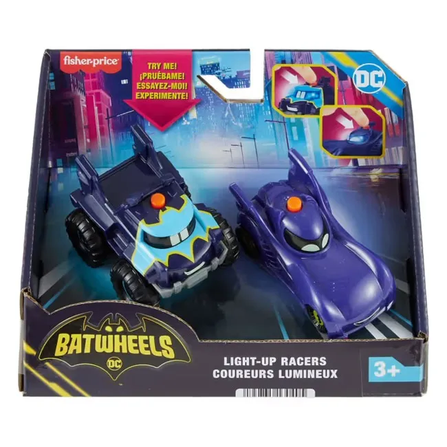 BATWHEELS 1: 55 LIGHT UP RACERS