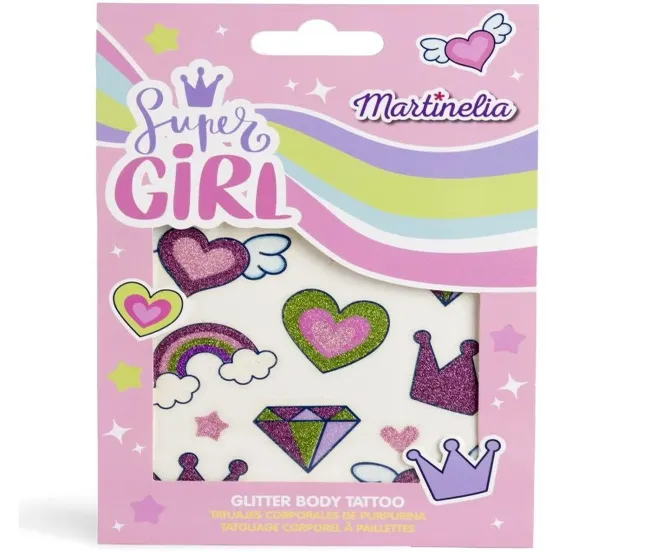 MARTINELIA SUPER GIRL BODY TATTOOS