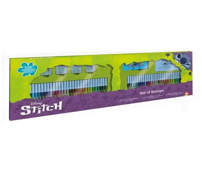 MULTIPRINT DISNEY STITCH 60-FELT TIP PEN SET