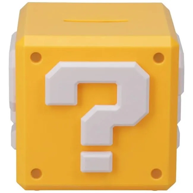 PALADONE SUPER MARIO QUESTION BLOCK MONEY BOX