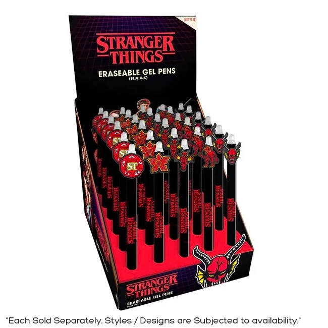 PYRAMID STRANGER THINGS ERASABLE INK GEL PENS