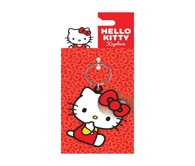 PYRAMID HELLO KITTY SPINNER KEYCHAIN