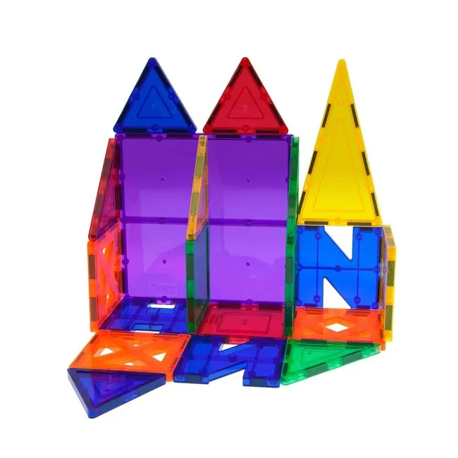 PICASSO MAGNETIC EDUCATIONAL BUILDING TILE SET 33-PCS