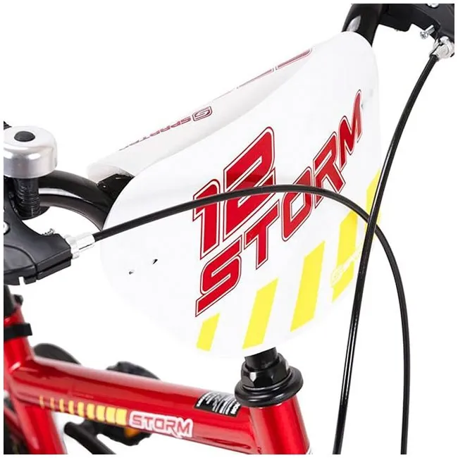 SPARTAN 12-INCHES BICYCLE - STORM KIDS RED