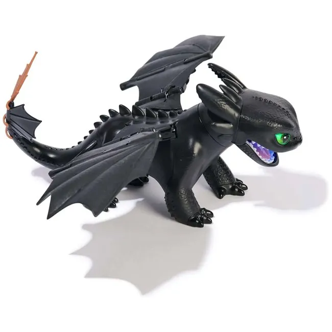 HOW TO TRAIN YOUR DRAGON MOVIE TOOTHLESS INTERACTIVE FIGURE