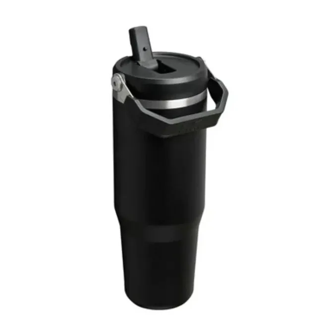 STANLEY CLASSIC ICEFLOW FLIP STRAW TUMBLER 0. 8L 30OZ BLACK