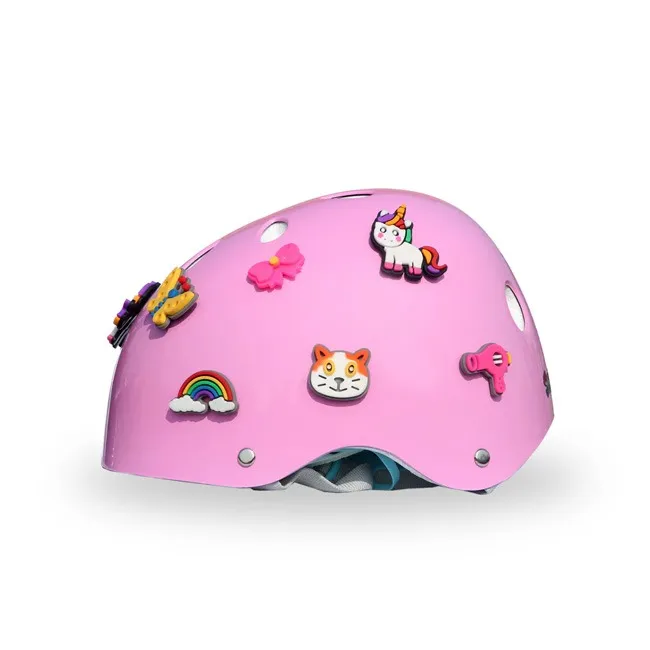 STREET JAM DIY POPINS CYCLE HELMET - PINK