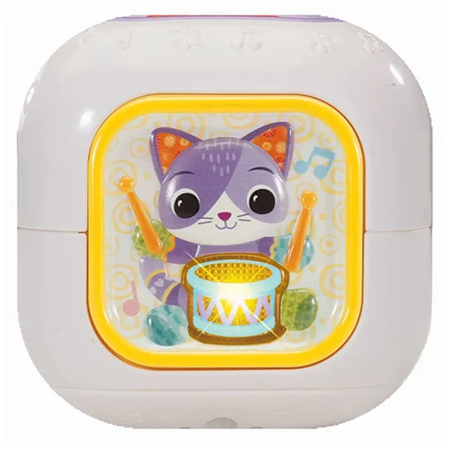 V-TECH SENSORY SOUNDS MUSICAL CUBE