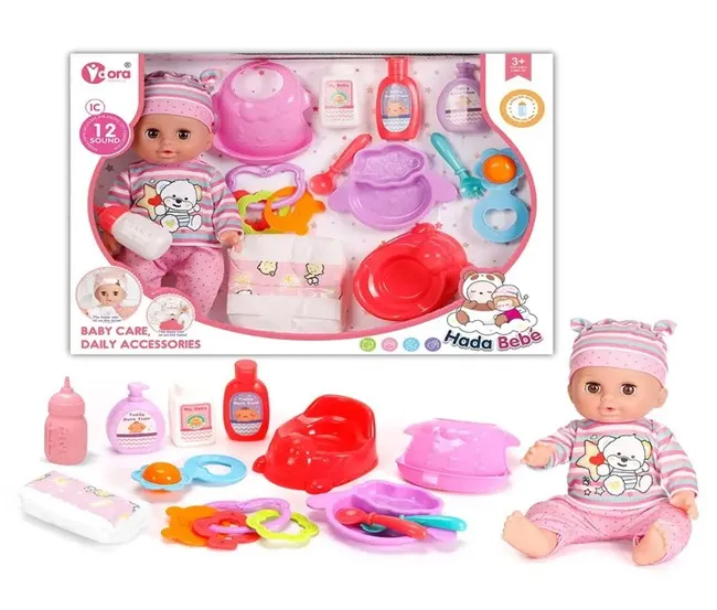 V DORA DOLL 14-INCH CARE DOLL WITH 12 SOUND EFFECT-WZB905-2