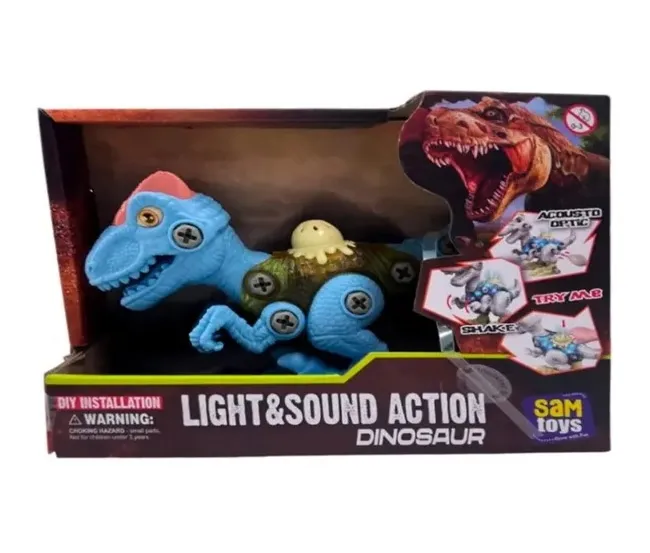 SAM TOYS TAKE APART DILOPHOSAURUS DINOSAUR-BLUE