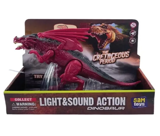 SAM TOYS PRESS N PLAY SIMULATION RED DRAGON