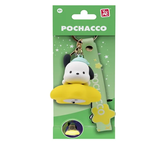 HELLO KITTY LIGHT UP KEYCHAIN -POCHACCO