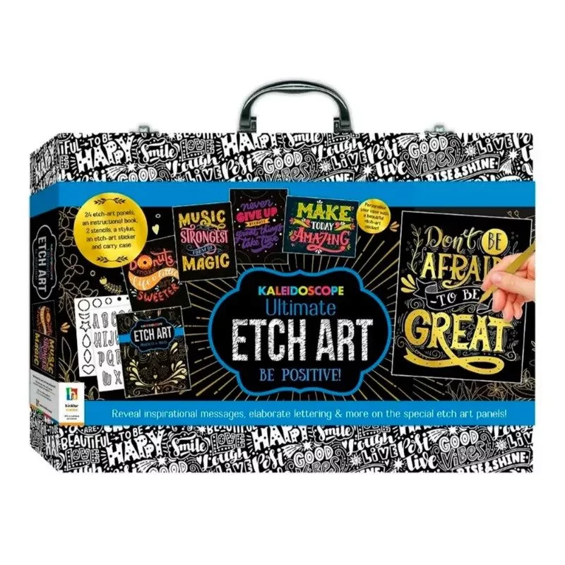 Ultimate Kaleidoscope Etch Art Be Positive