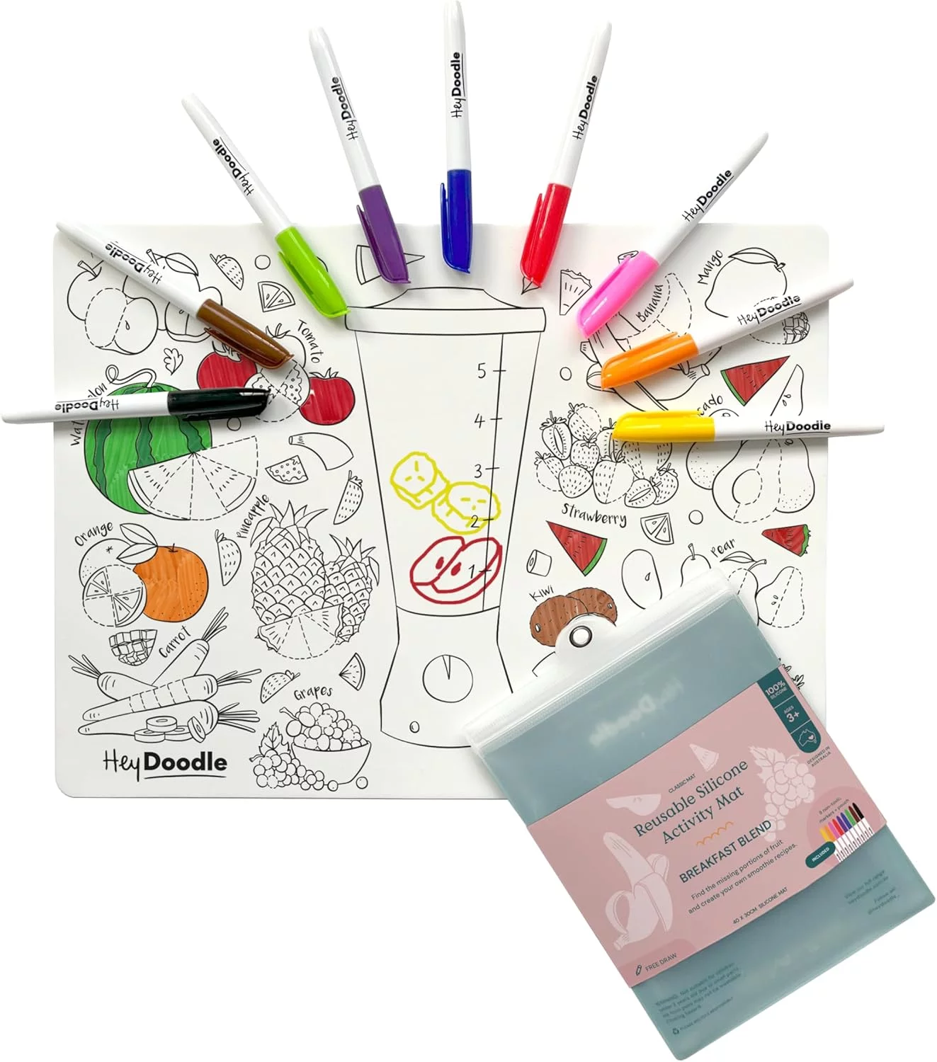 Hey Doodle - Breakfast Blend Classic Doodle Mat