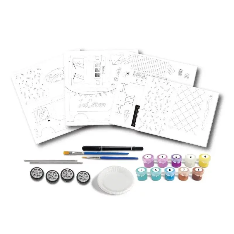 Sew Star - Paint By Number 3D Puzzle - Bus