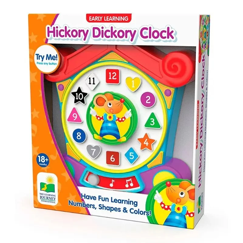 The Learning Journey Early Learning Hickory Diskory Clock