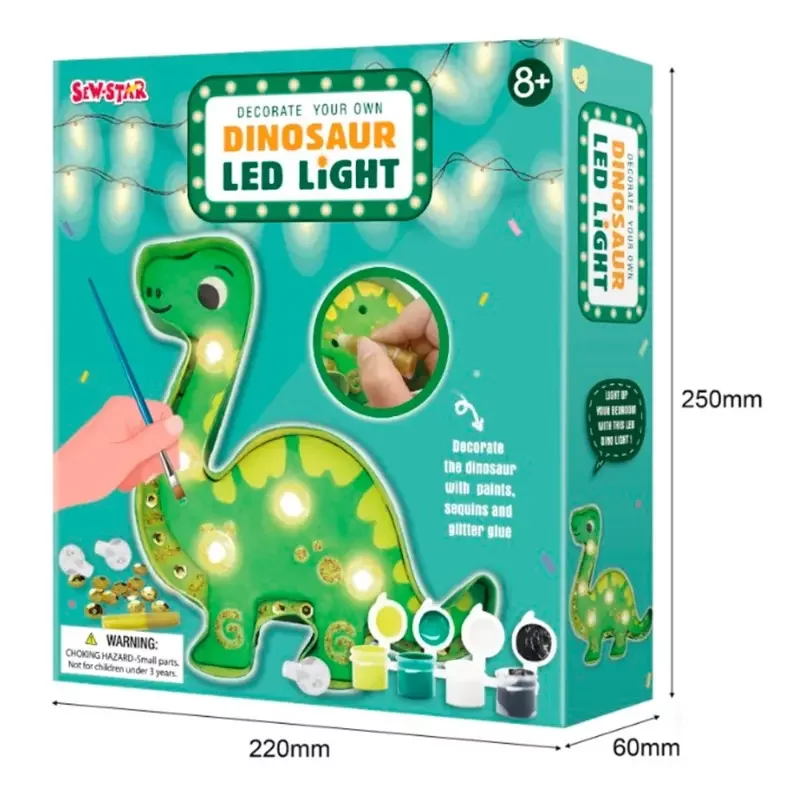 Sew Star - Decorate Your Dinosuar Led Light