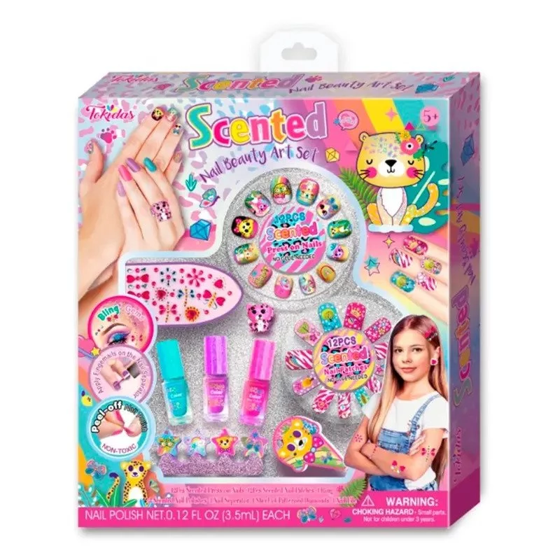 Tokidas - 12 Pcs Scented Press On Nails