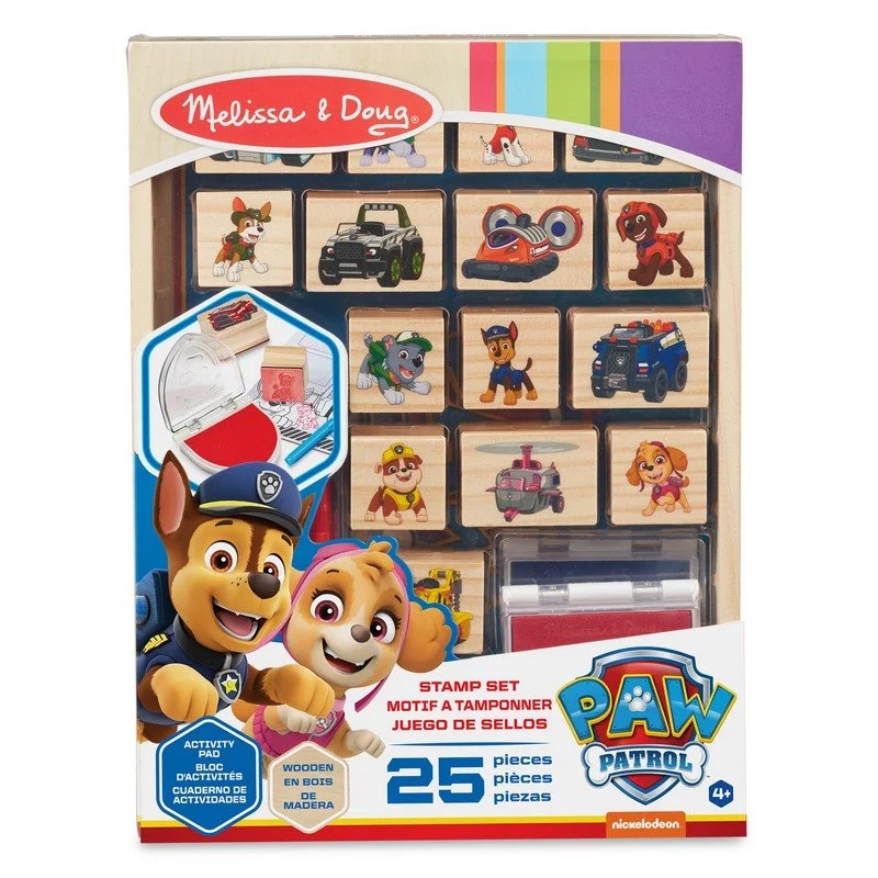 Melissa & Doug PAW Patrol Wooden Activity Stamps Set