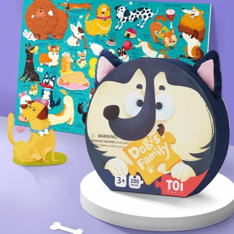 Toi Dogs Family Puzzle 200pcs
