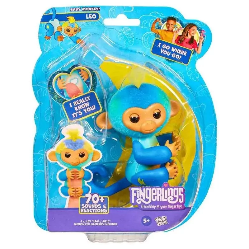 Fingerlings Monkey Blue - Leo