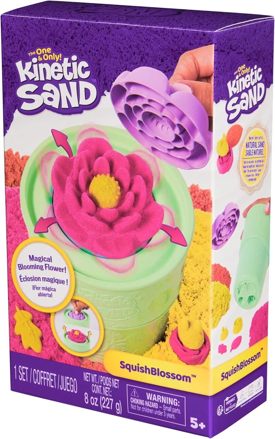 Kinetic Sand – Squish Blossom Blooming Flower