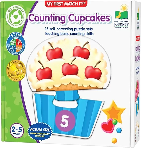 The Learning Journey: My First Match It - Counting Cupcakes