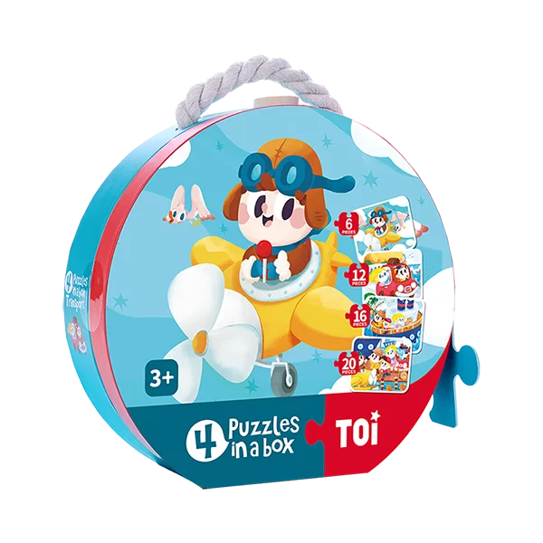 Toi 4 In 1 Story Puzzle - Traffic