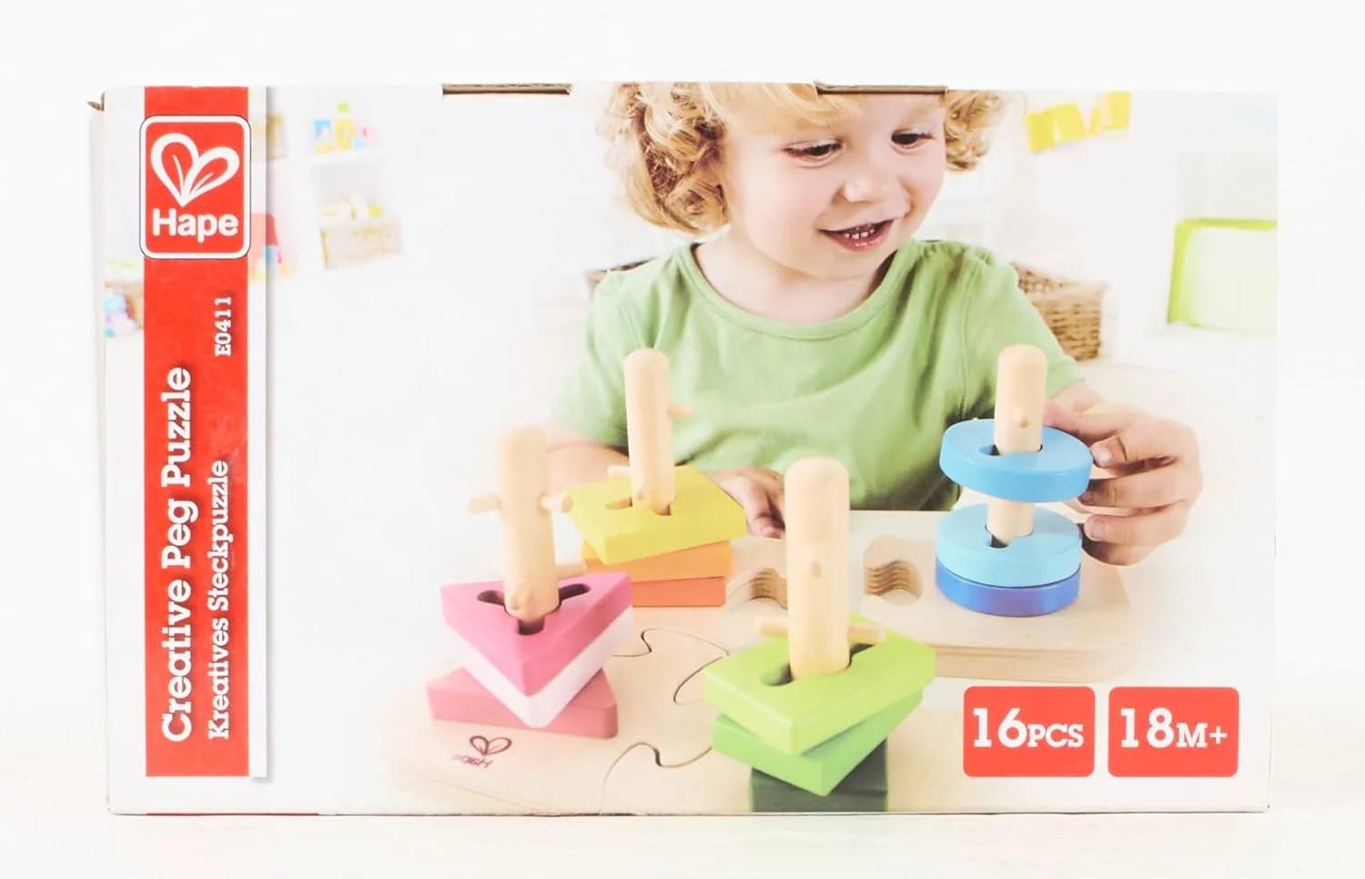 Hape Wooden Creative Peg Puzzle