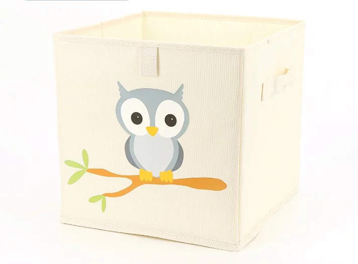 Storage Box Small Waterproof No Lid - Owl