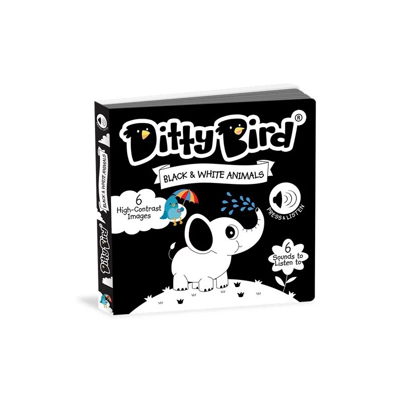 Ditty Bird - Black and White Animals