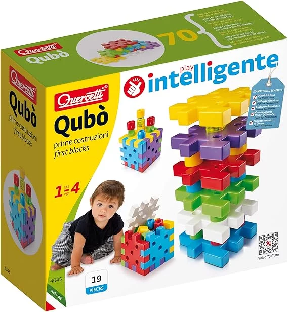 Quercetti Qubo First Blocks Multi Color