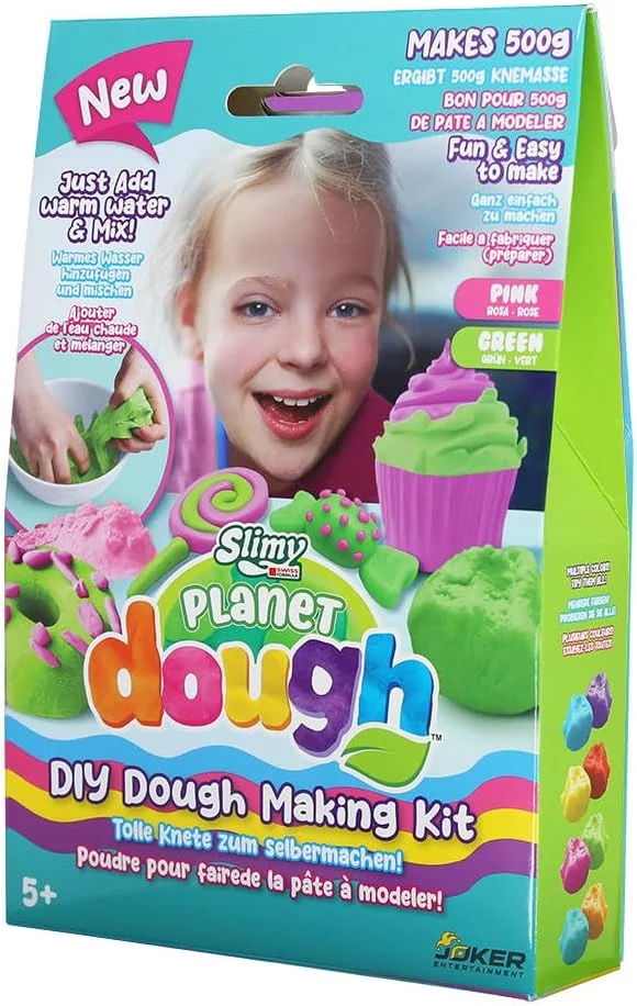 Slimy – Planet Dough DIY Dough Making Kit 4 Colors with Tools (500 g)