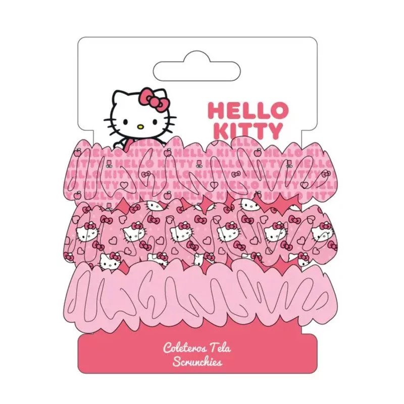 Hello Kitty - Fabric Scrunchie 3 Pieces