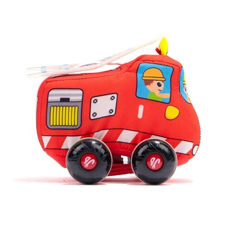 Jollybaby Soft Pull Back Car Fire Engine