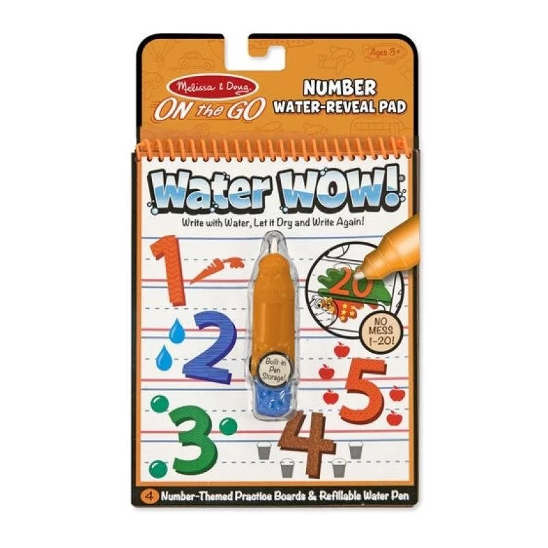 Melissa & Doug Water Wow! Numbers - On The Go Travel Activity