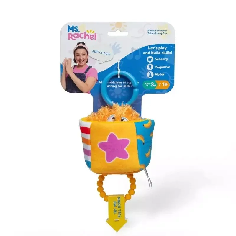 Ms. Rachel Herbie Sensory Take-Along Toy