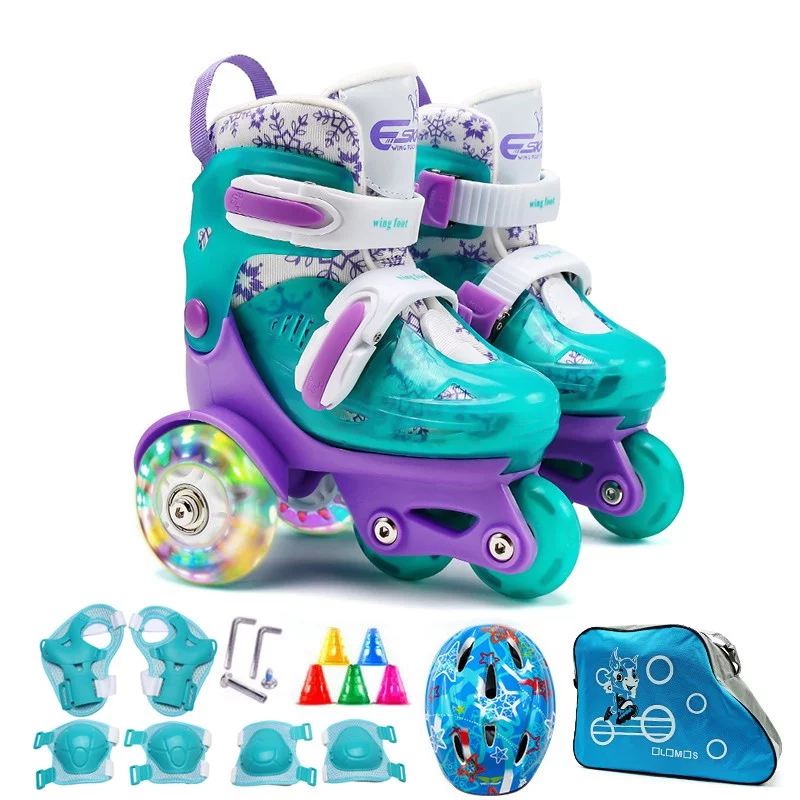 Roller Skate – Purple & GREEN Small